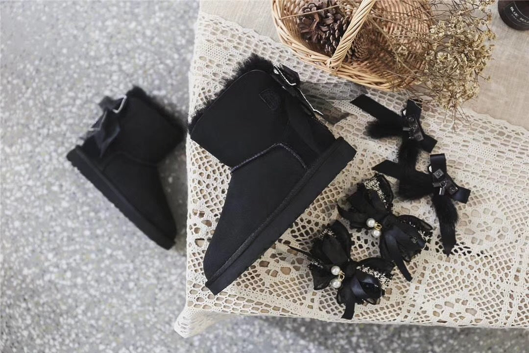 Classic Black 3-Way Snow Boots | Style 6503