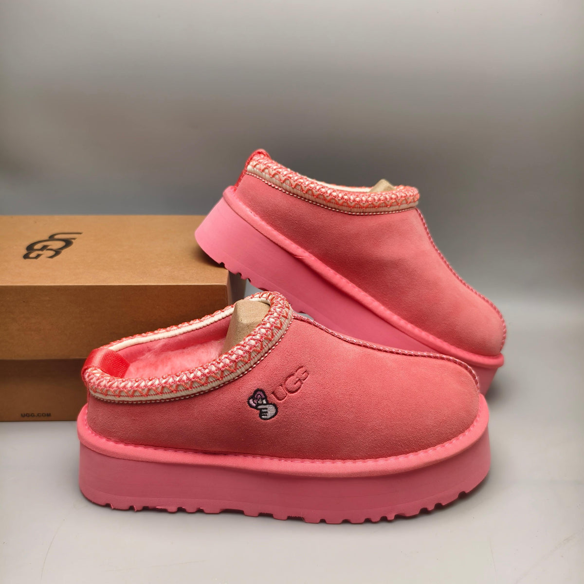 Fuchsia Folk-Inspired Platform Casual Shoes – 2553 / 2130
