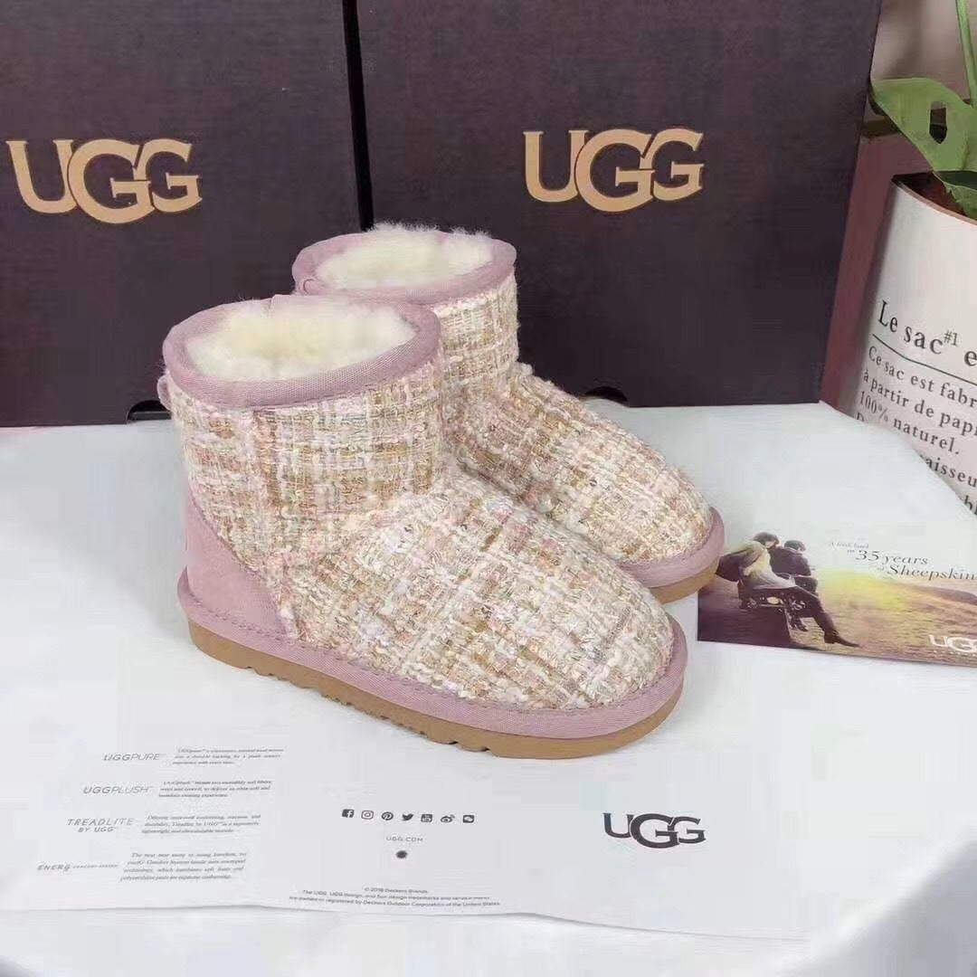 Kids' Chic Snow Boots in Pink | Style 5854