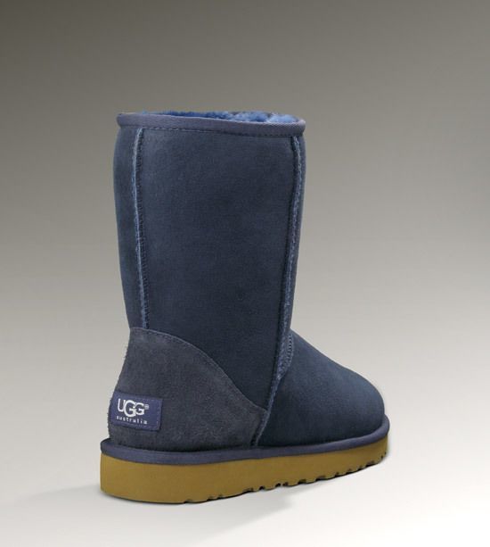 New Classic Stain-Resistant Short Boots in Navy | Style 6223