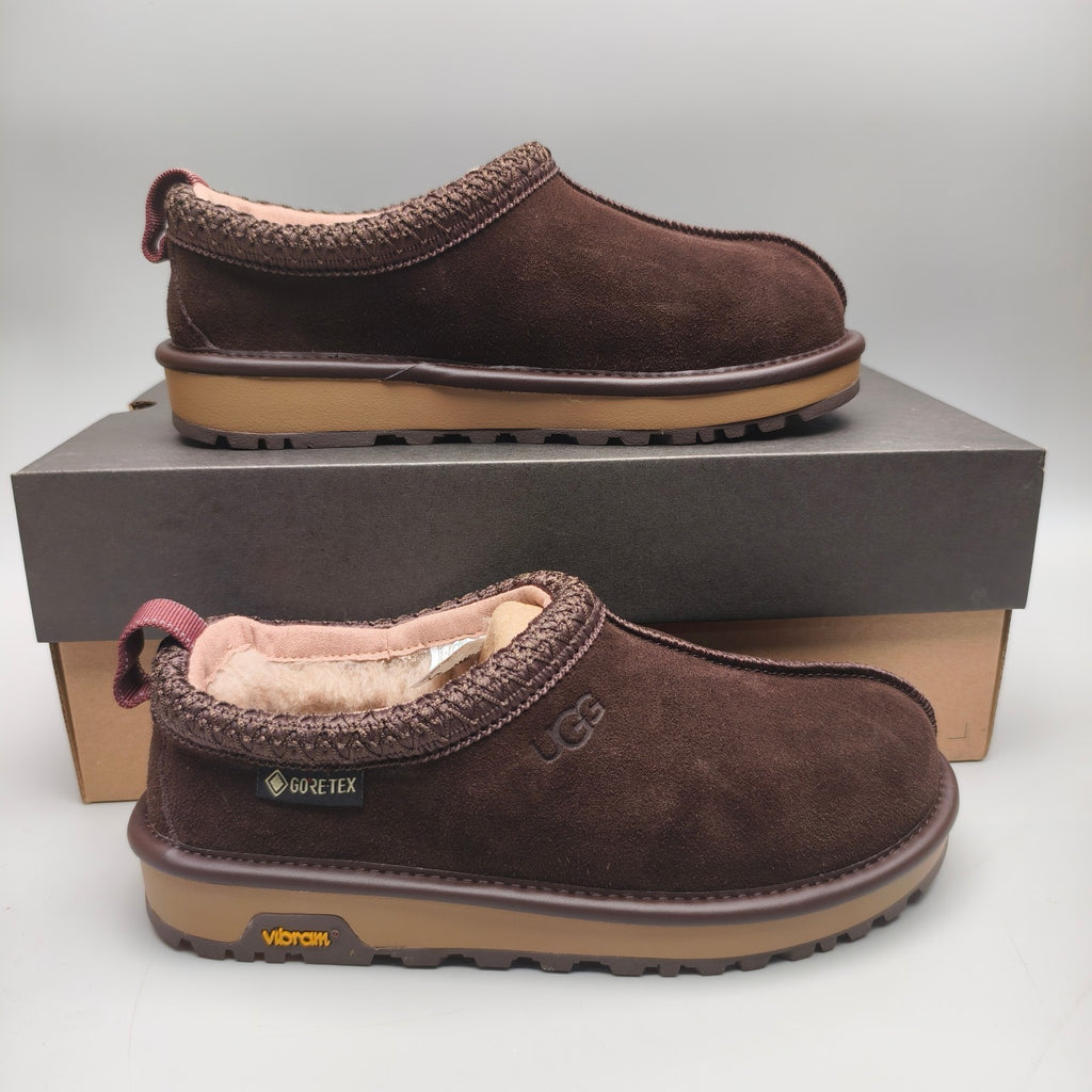 Chocolate Brown Unisex Folk-Inspired Casual Shoes – Style 1304