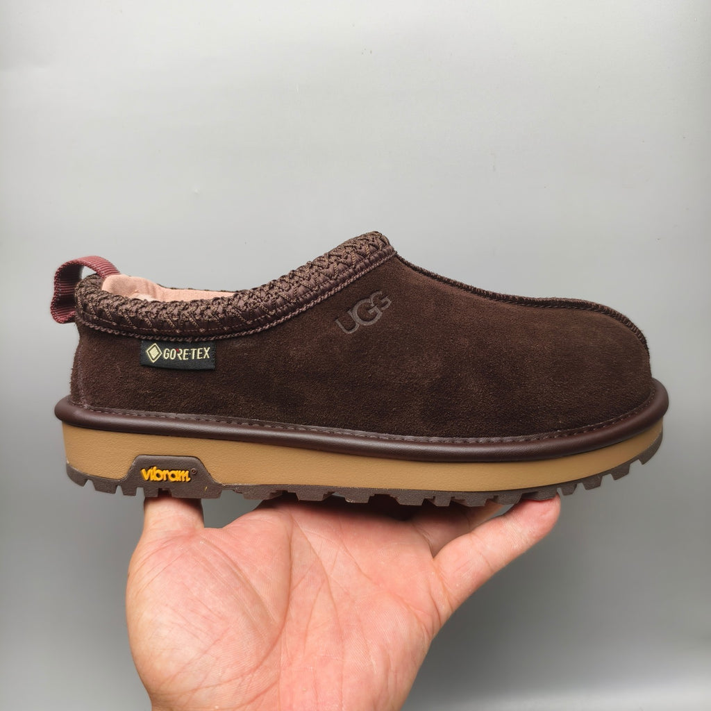 Chocolate Brown Unisex Folk-Inspired Casual Shoes – Style 1304