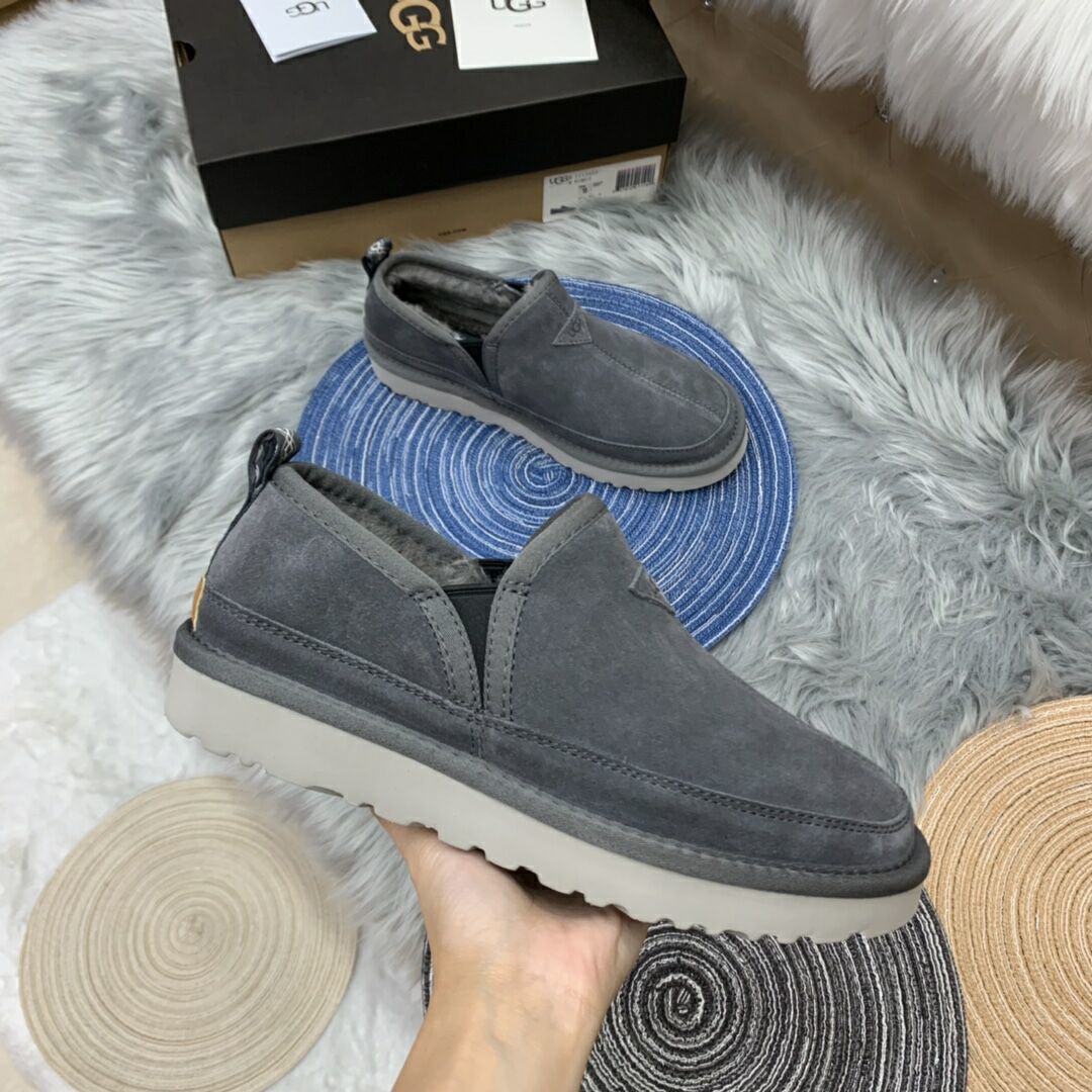 Gray Men's Slip-On Low-Top Casual Shoes – Style 3455