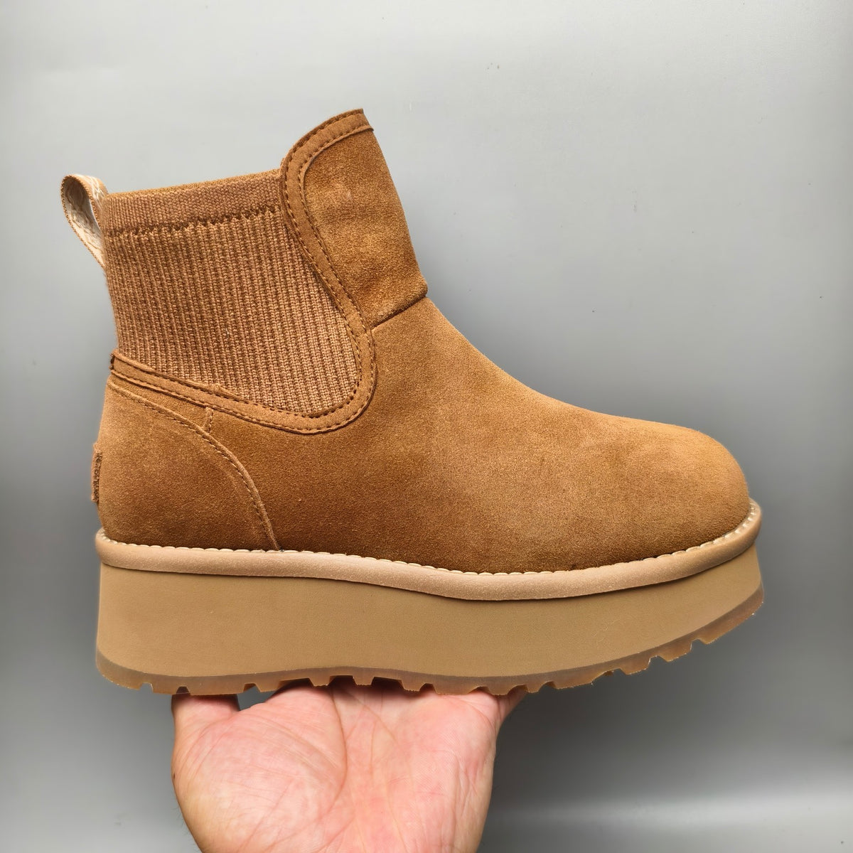 Chestnut 5 cm Platform Casual Shoes – Style 3258