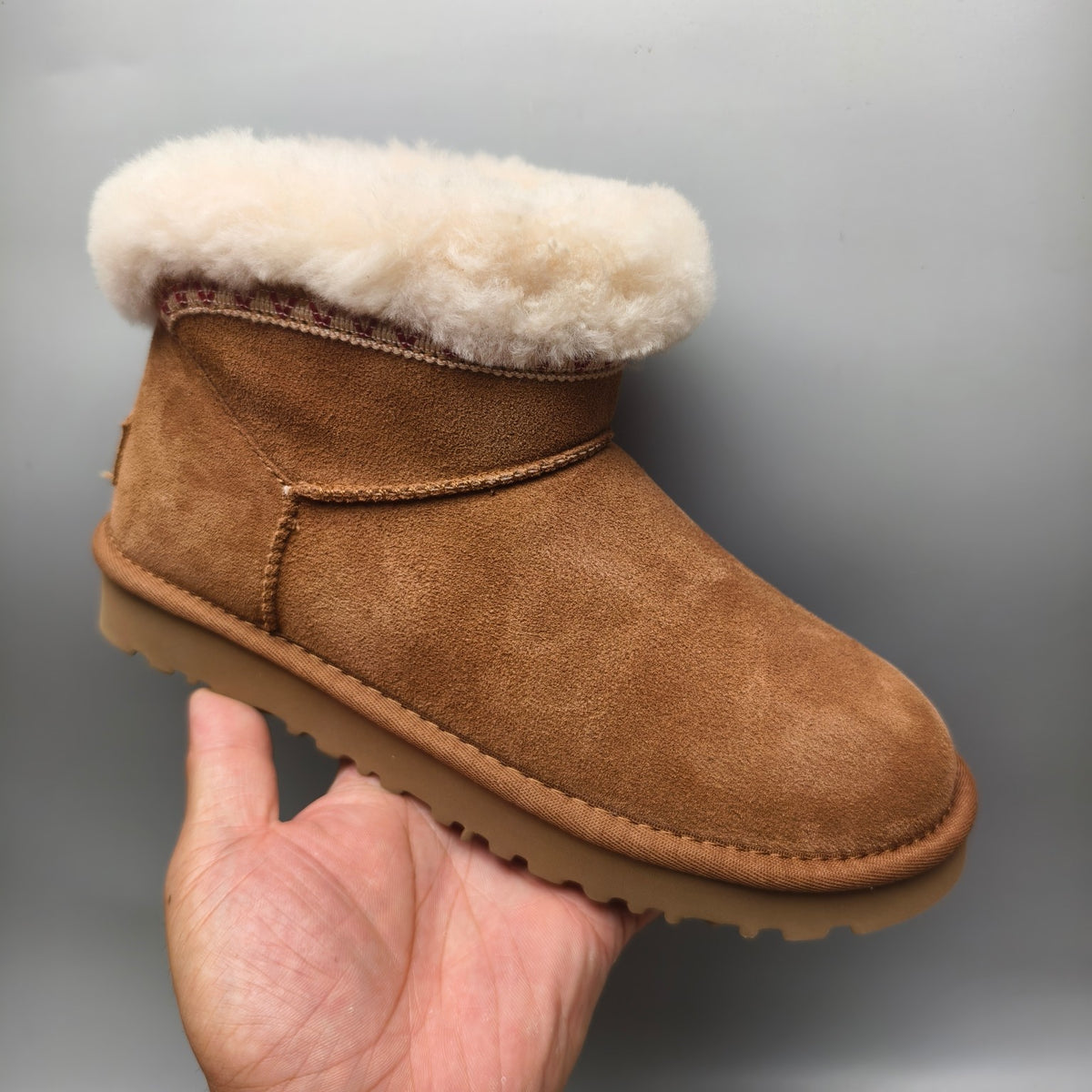 Chestnut Folk-Inspired Low-Top Casual Shoes – Style 4496