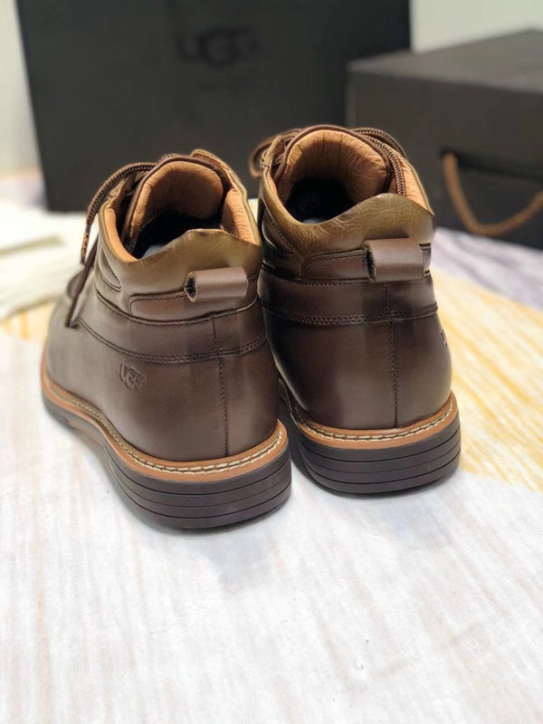 Chocolate Brown Leather Shoes – Beishi Upgraded Series 0726-1