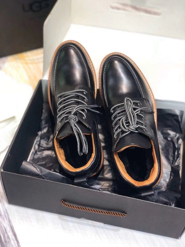 Classic Black Leather Shoes – Beishi Upgraded Series 0726-1