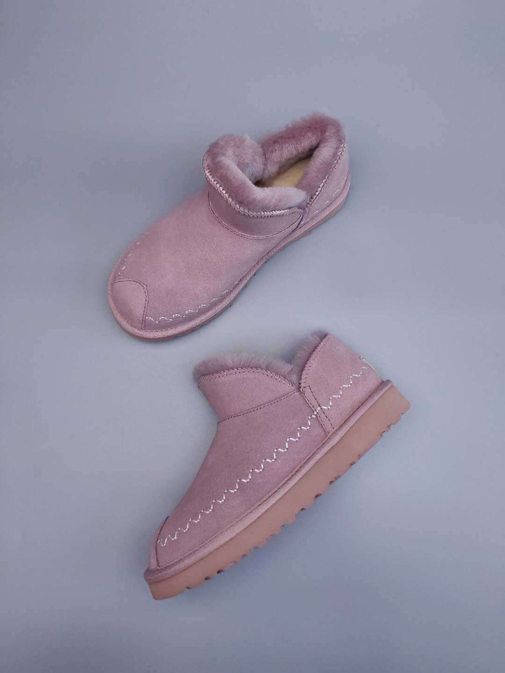 Muted Pink Ankle Boots – Style 0888