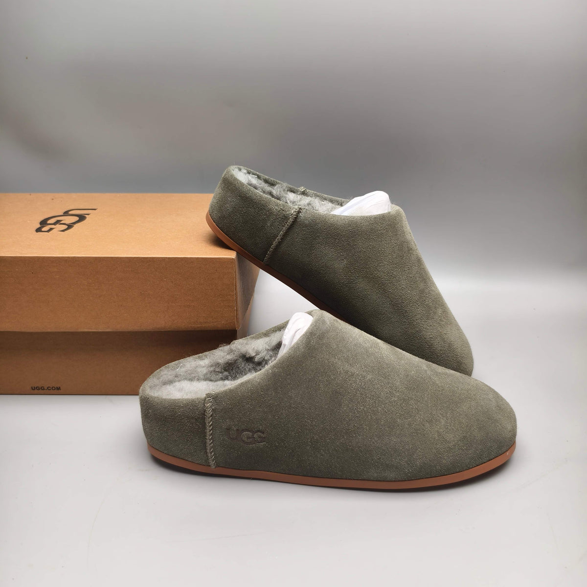 Green Slip-On House Shoes – Style 1390