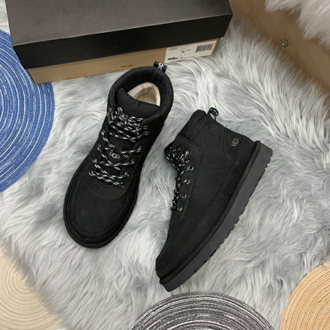 Black Men's Lace-Up Casual Shoes – Style 2991