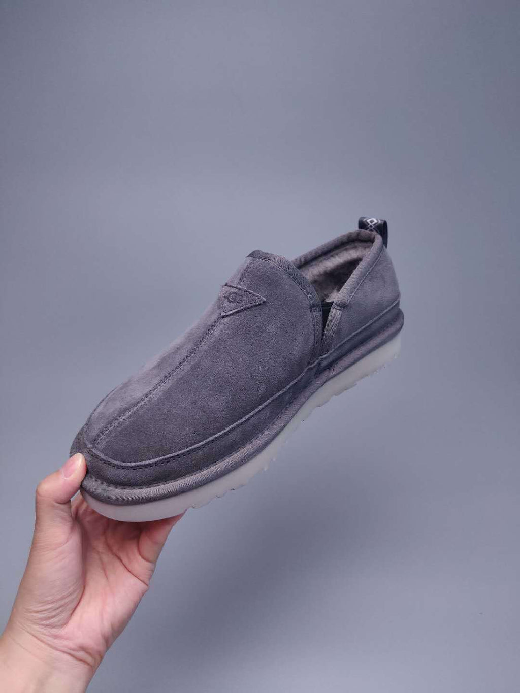 Gray Men's Slip-On Low-Top Casual Shoes – Style 3455