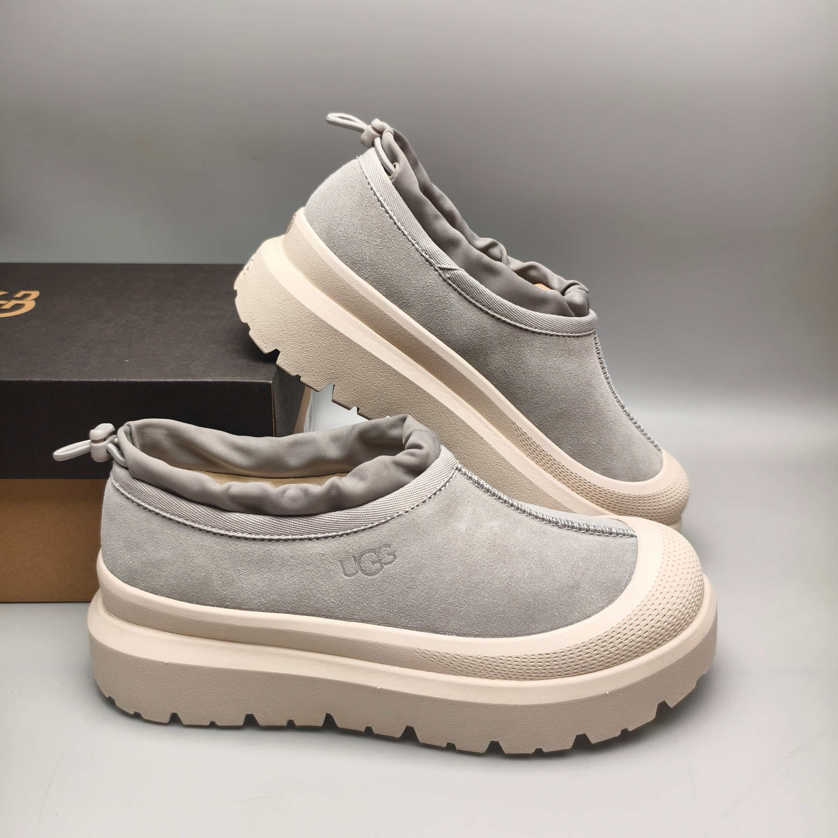 Light Gray Slip-On Casual Shoes – Style 4096
