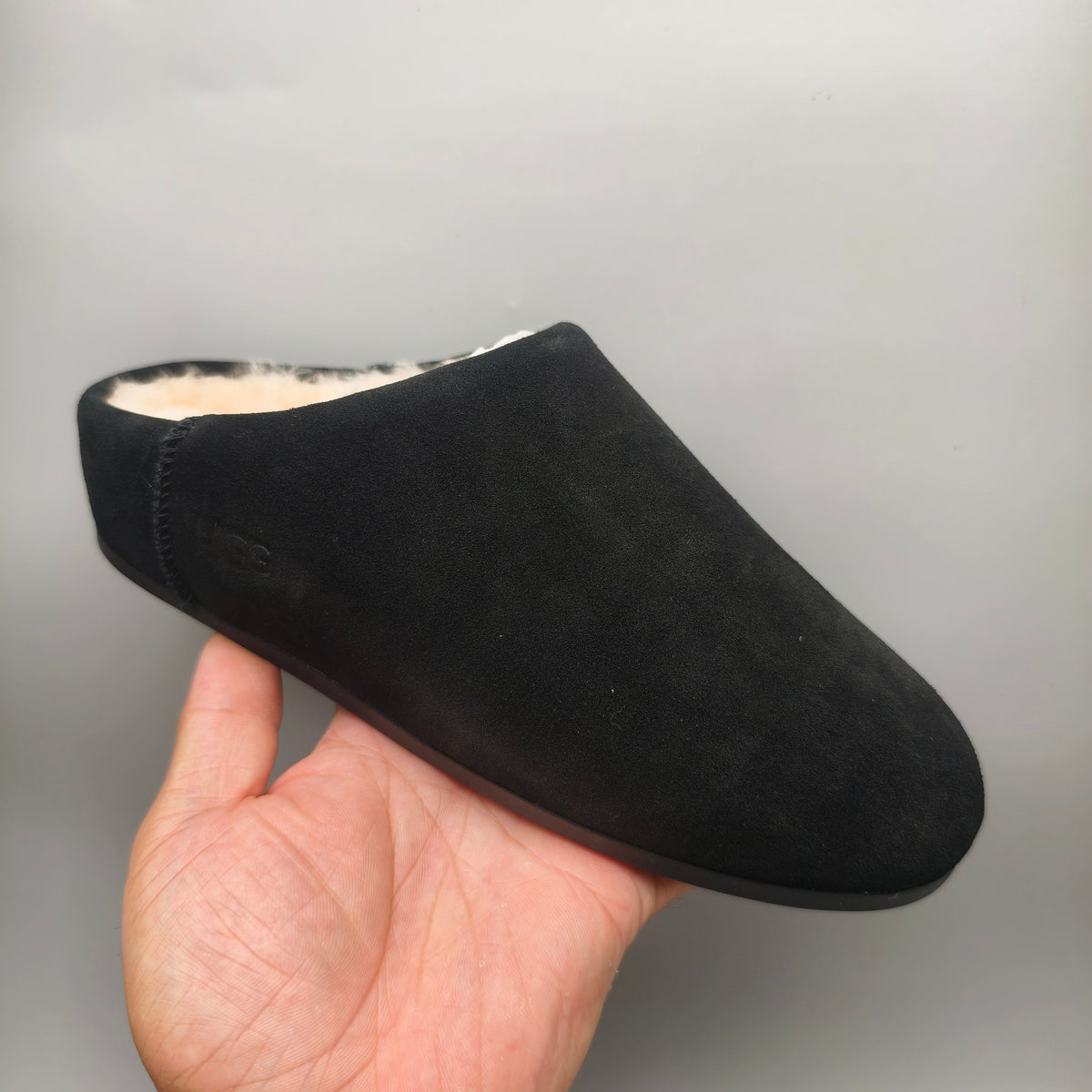 Black Slip-On House Shoes – Style 1390