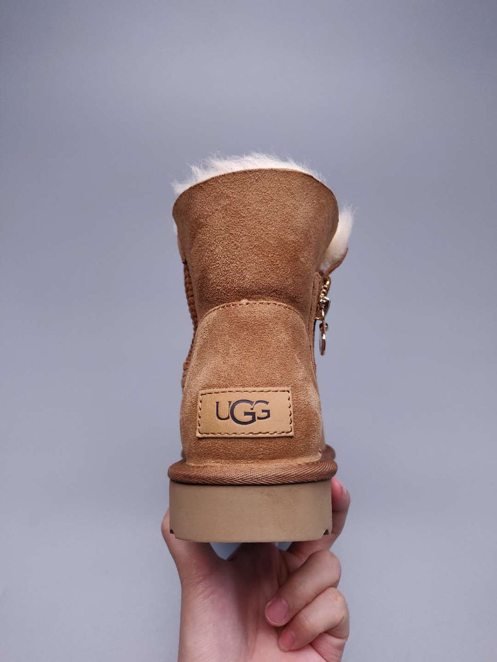 Chestnut Side-Zip Ankle Boots – Style 2481