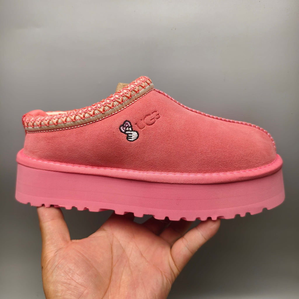 Fuchsia Folk-Inspired Platform Casual Shoes – 2553 / 2130