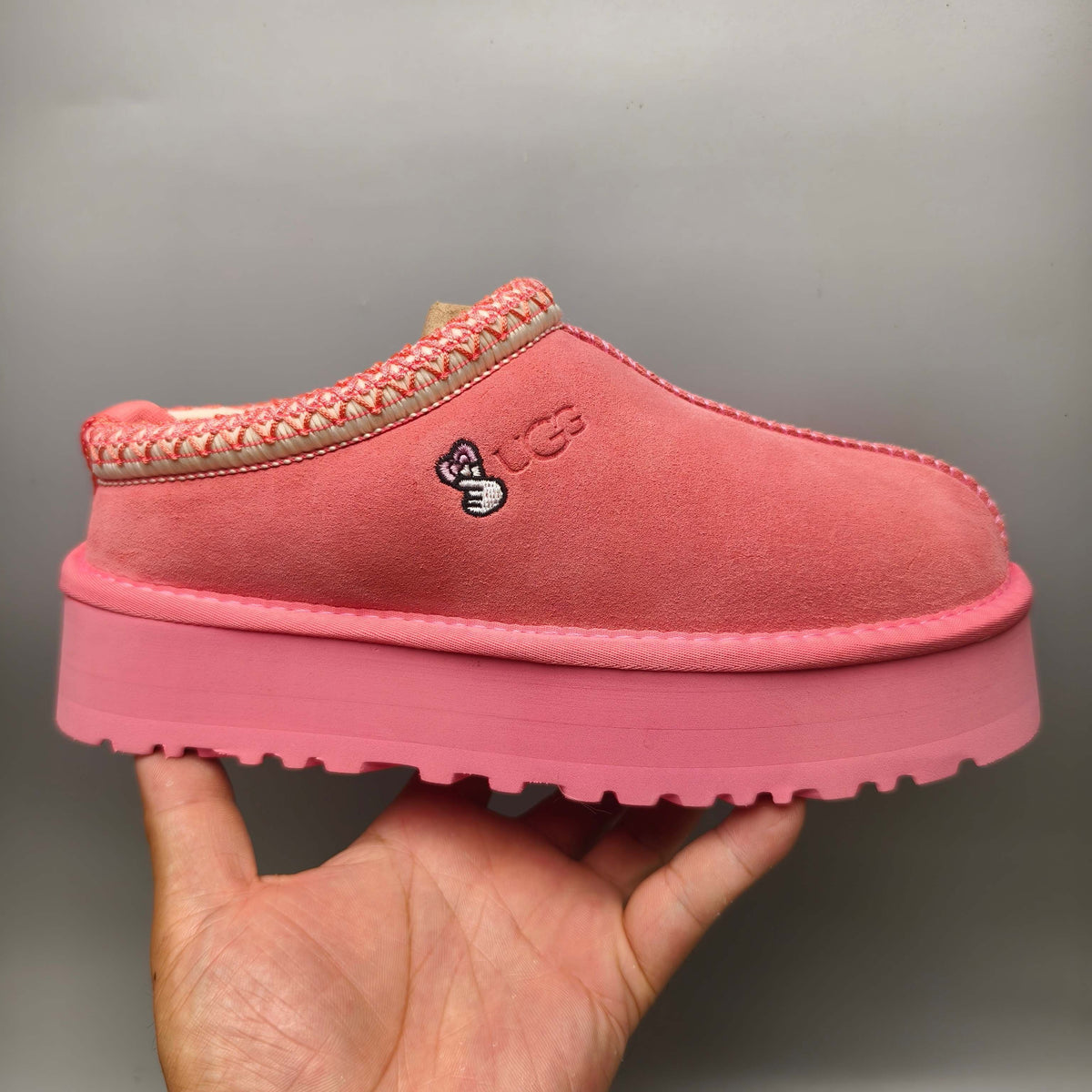 Fuchsia Folk-Inspired Platform Casual Shoes – 2553 / 2130