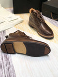 Chocolate Brown Leather Shoes – Beishi Upgraded Series 0726-1