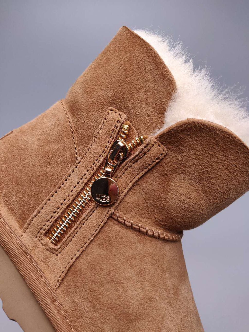Chestnut Side-Zip Ankle Boots – Style 2481