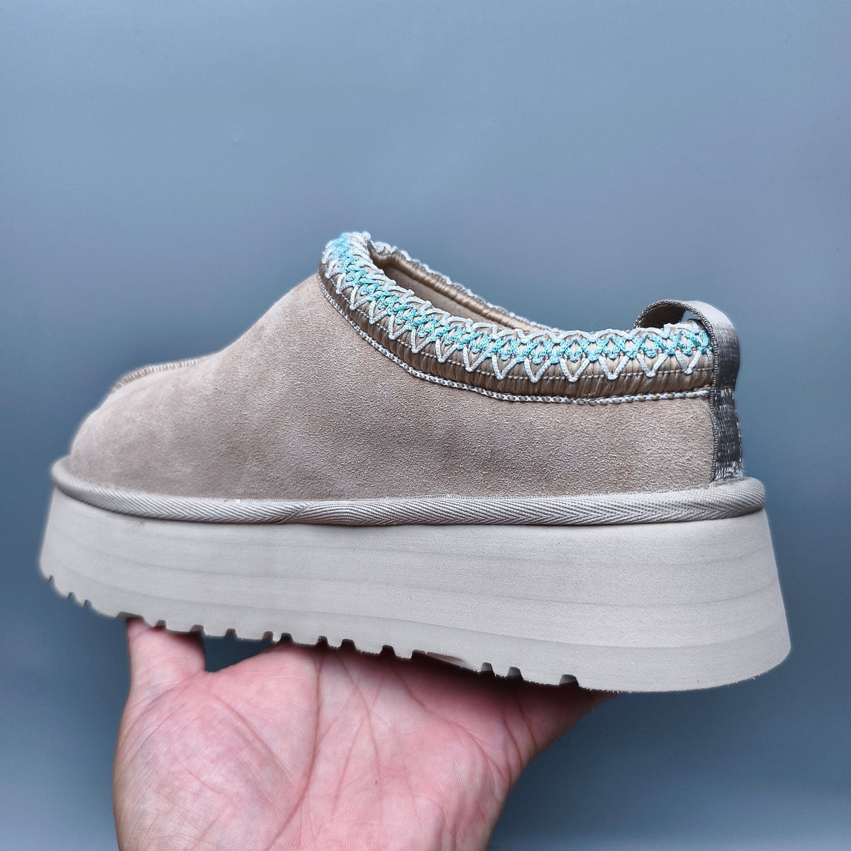 Beige Folk-Inspired Platform Casual Shoes – 2553 / 2130