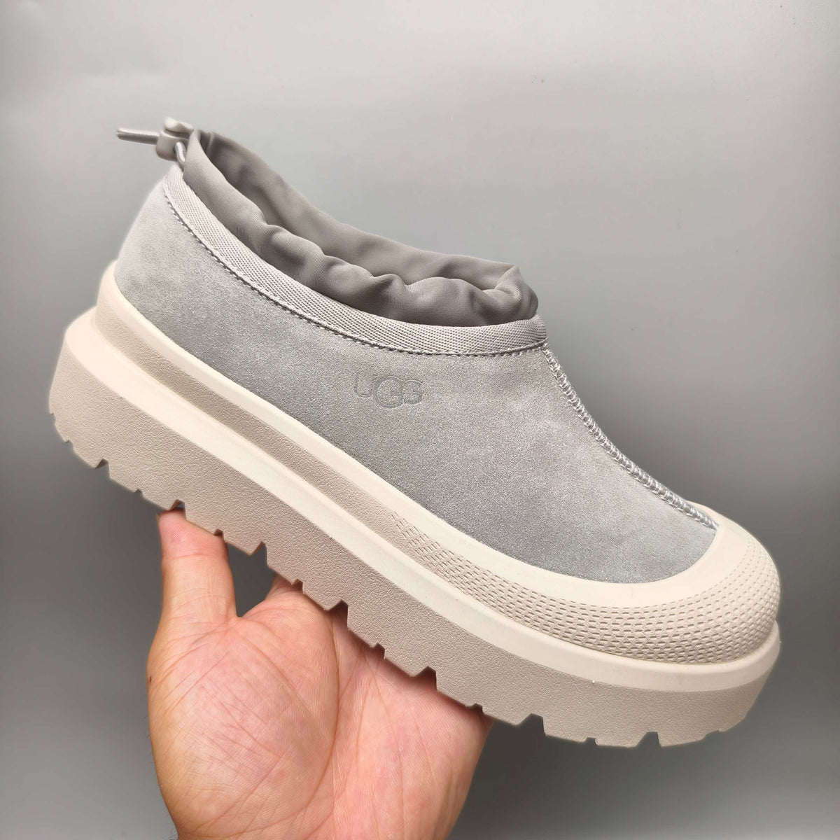 Light Gray Slip-On Casual Shoes – Style 4096