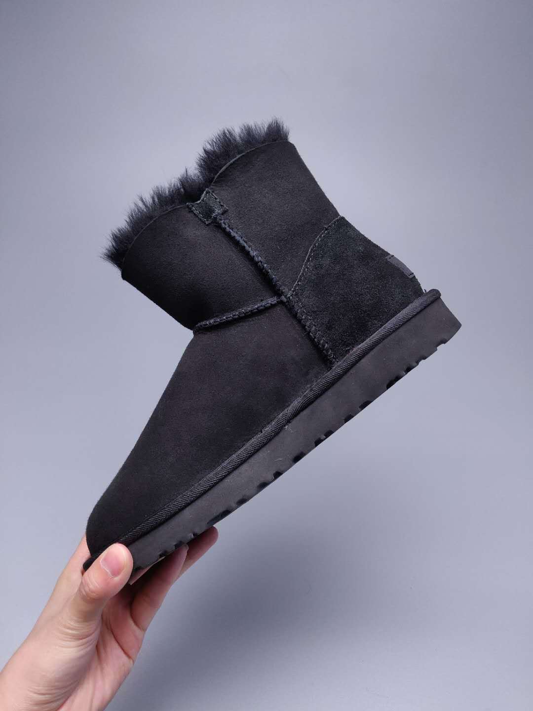 Black Side-Zip Ankle Boots – Style 2481