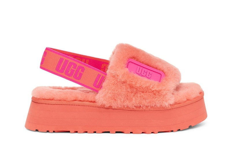 Coral Red Disco Sandals – Style 2258