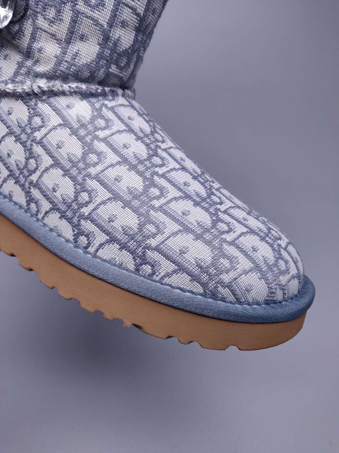 Gray Fabric-Texture Footwear | Style 6554