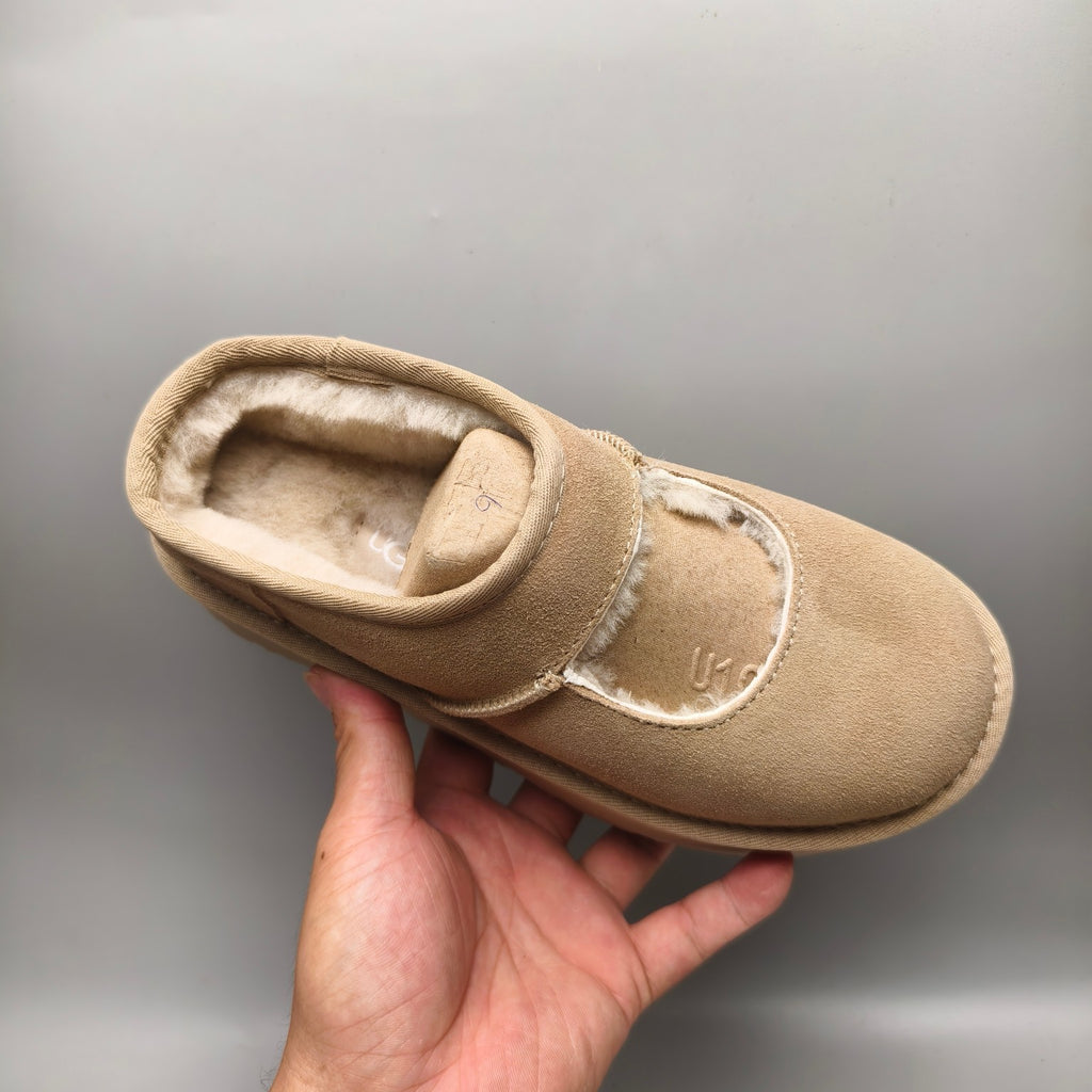Sand Platform Mary Jane Shoes | Style 7612