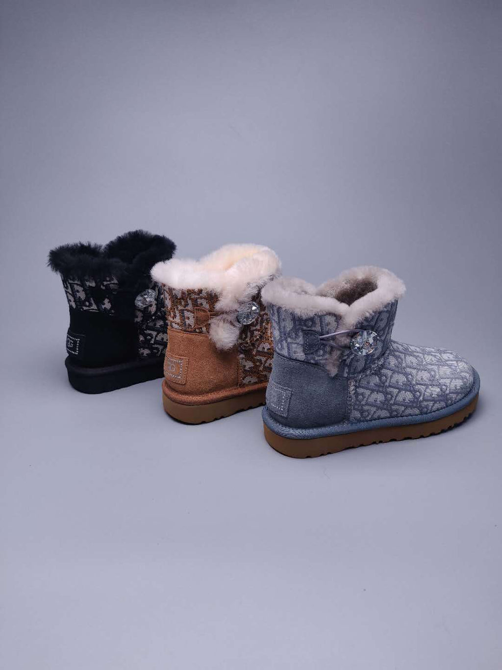 Chestnut Fabric-Texture Footwear | Style 6554