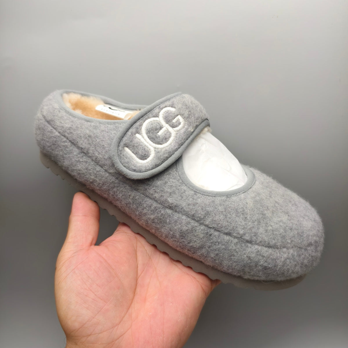 Ultra-Light Mary Jane Casual Shoes in Gray | 5097