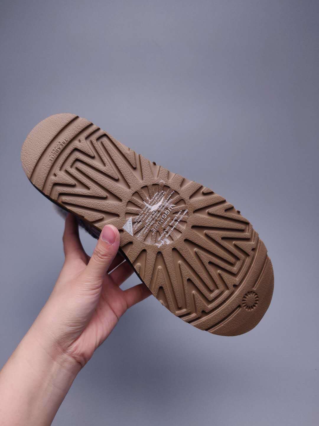 Gray Fabric-Texture Footwear | Style 6554