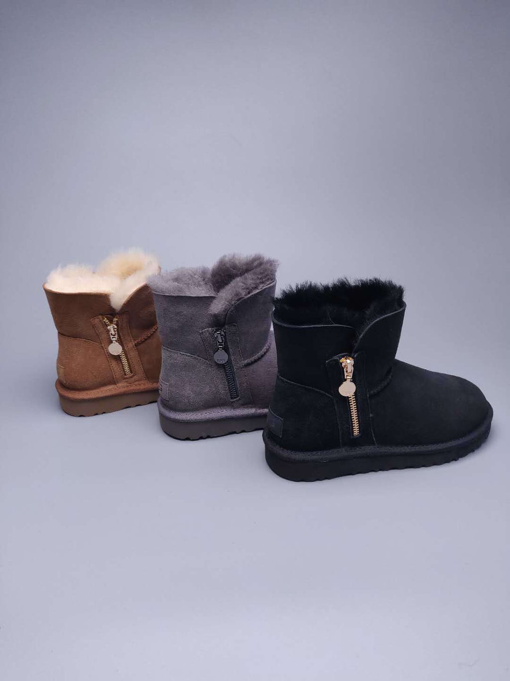 Chestnut Side-Zip Ankle Boots – Style 2481