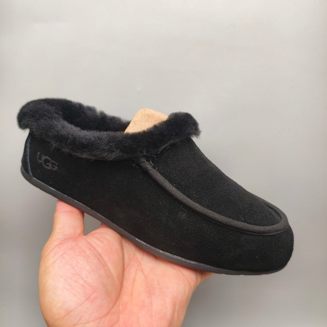 Black Slip-On House Shoes – Style 1391
