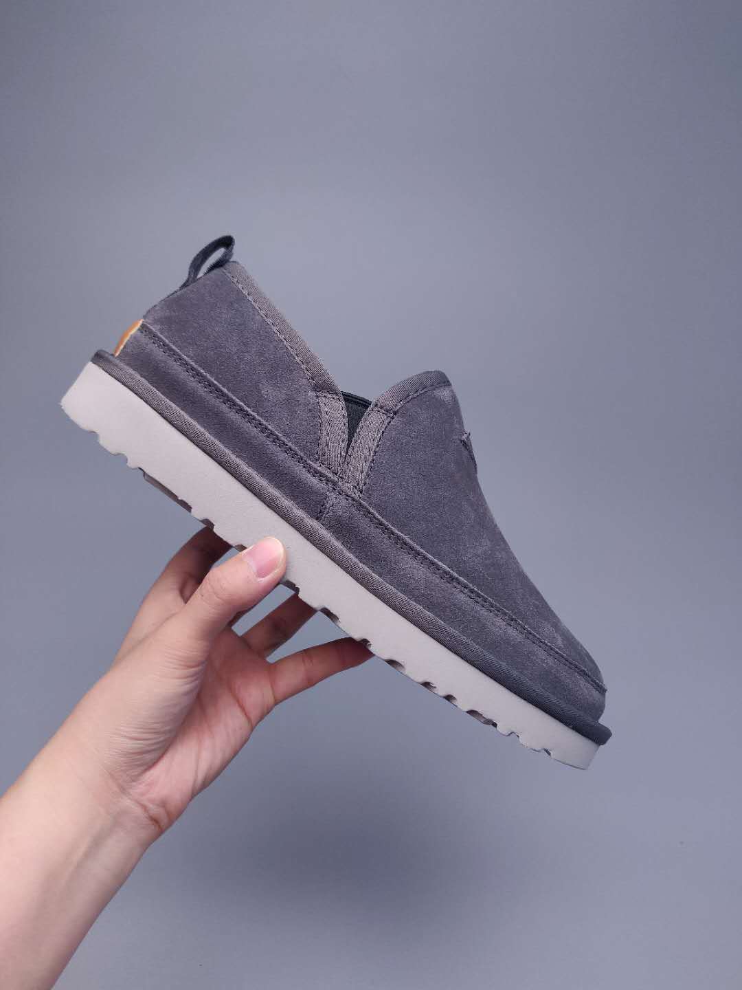 Gray Men's Slip-On Low-Top Casual Shoes – Style 3455