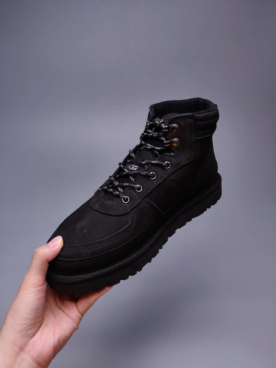 Black Men's Lace-Up Casual Shoes – Style 2991