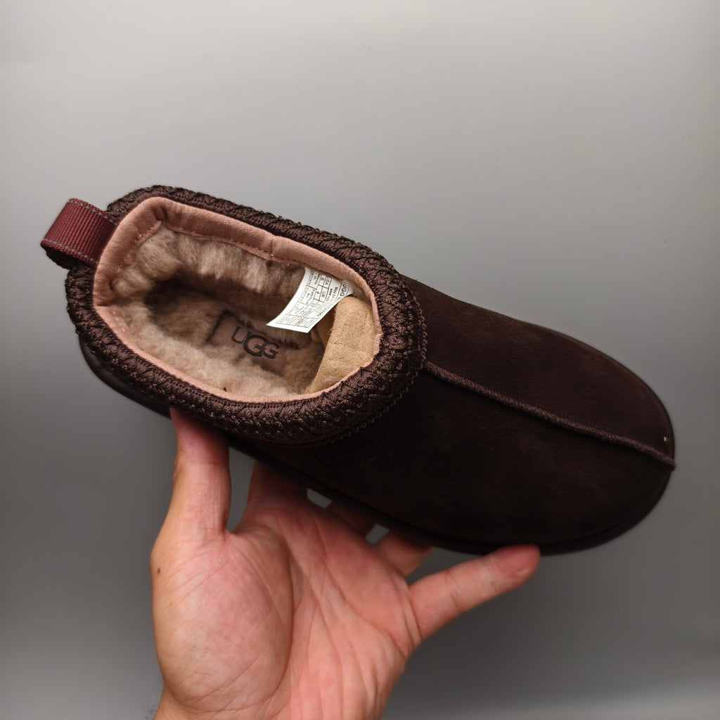 Chocolate Brown Unisex Folk-Inspired Casual Shoes – Style 1304