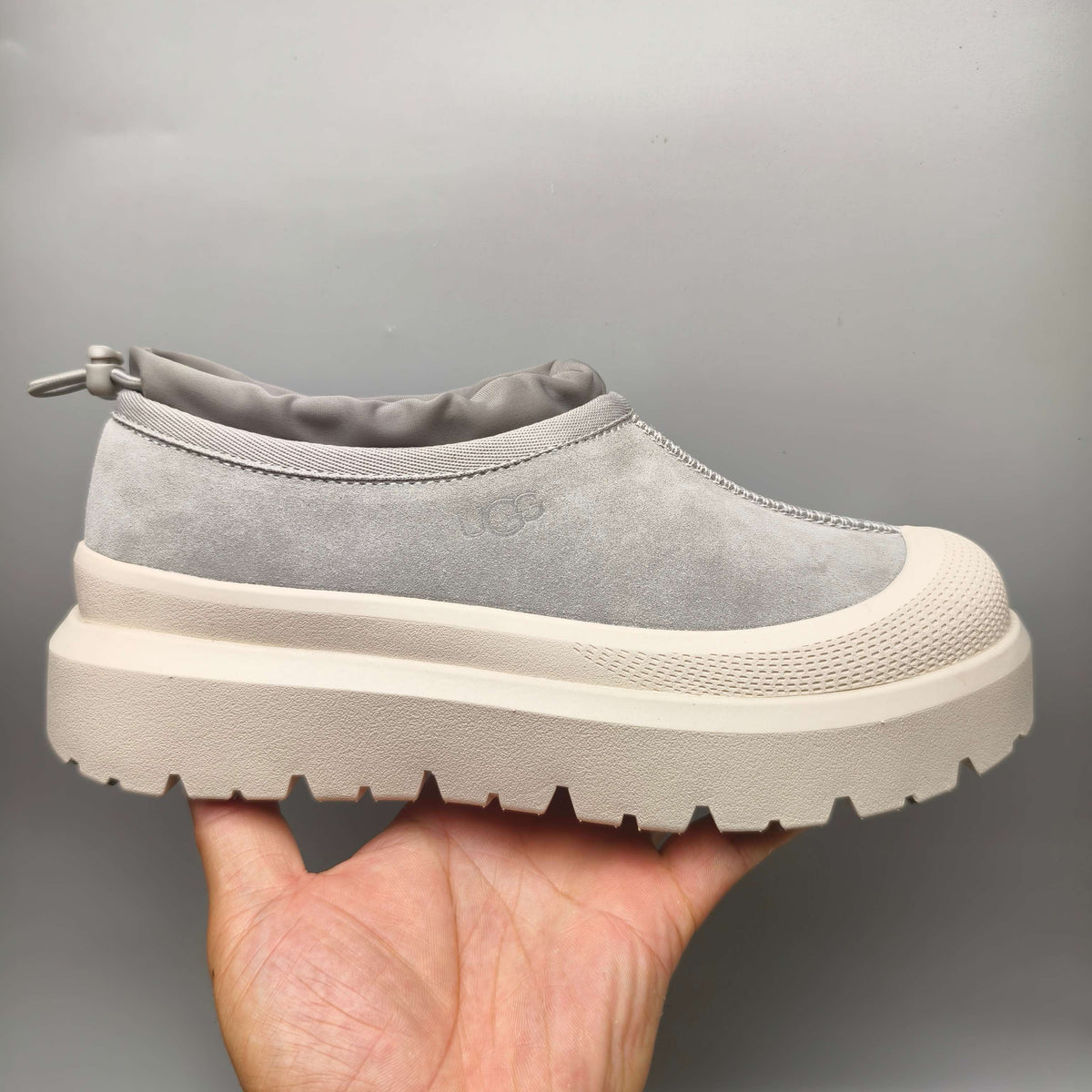 Light Gray Slip-On Casual Shoes – Style 4096