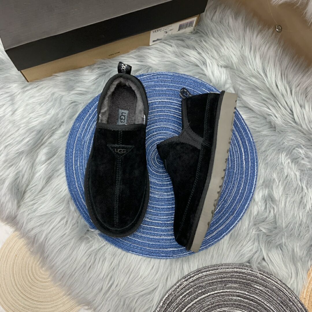 Black Men's Slip-On Low-Top Casual Shoes – Style 3455