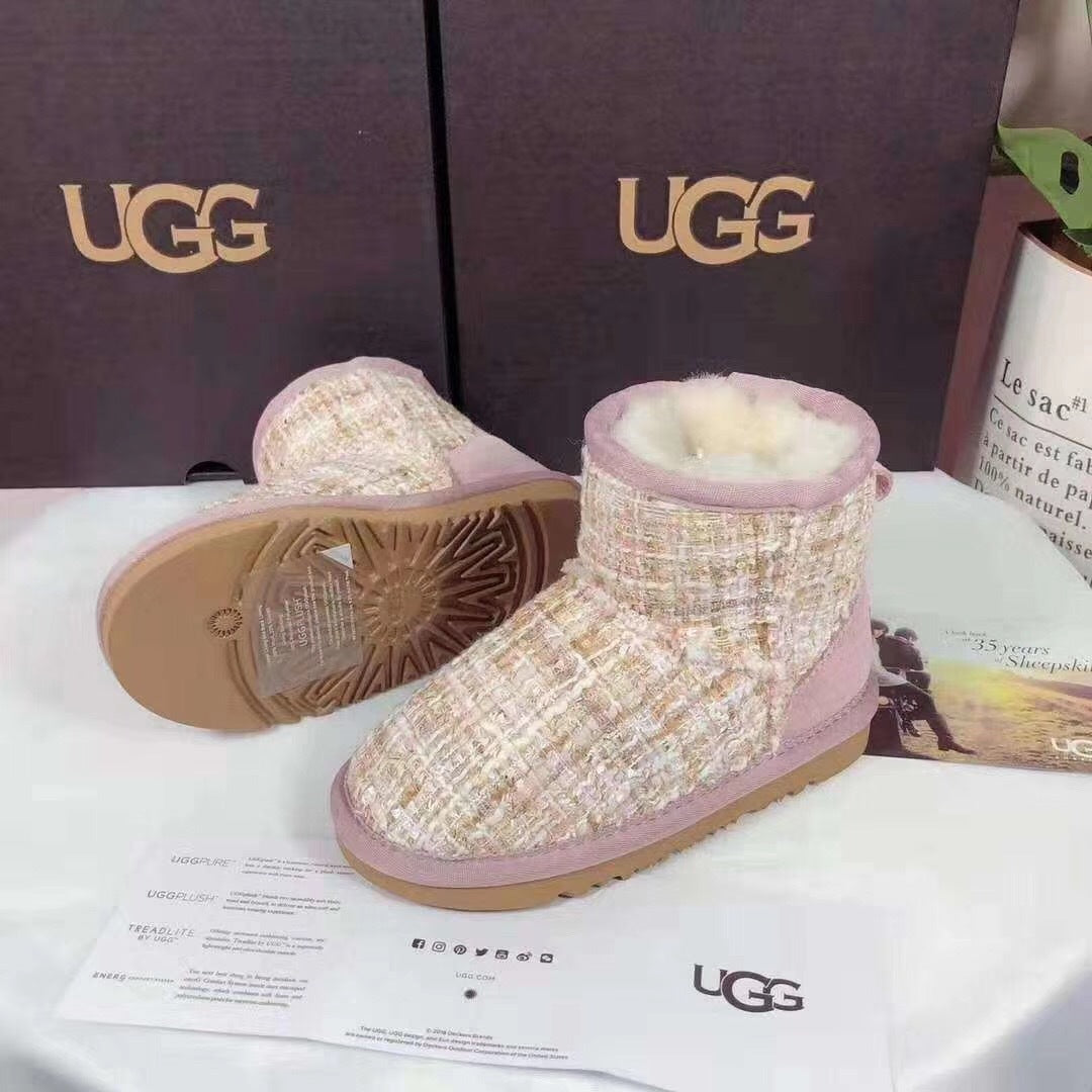 Kids' Chic Snow Boots in Pink | Style 5854