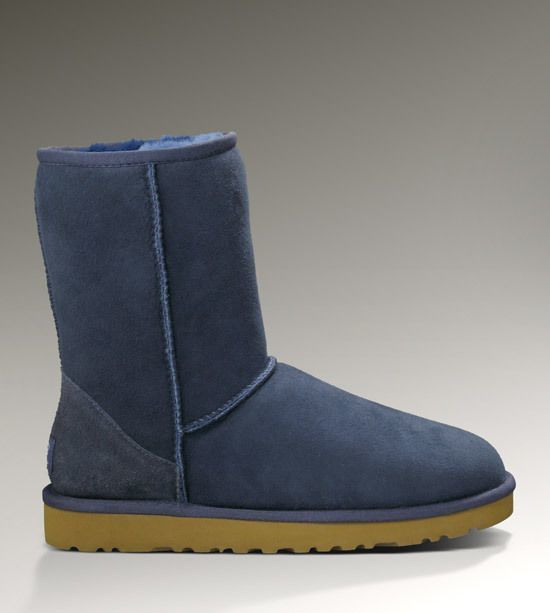 New Classic Stain-Resistant Short Boots in Navy | Style 6223