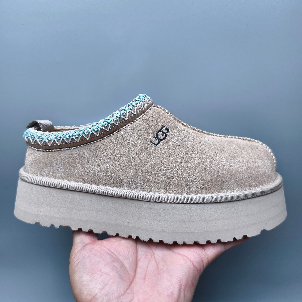 Beige Folk-Inspired Platform Casual Shoes – 2553 / 2130