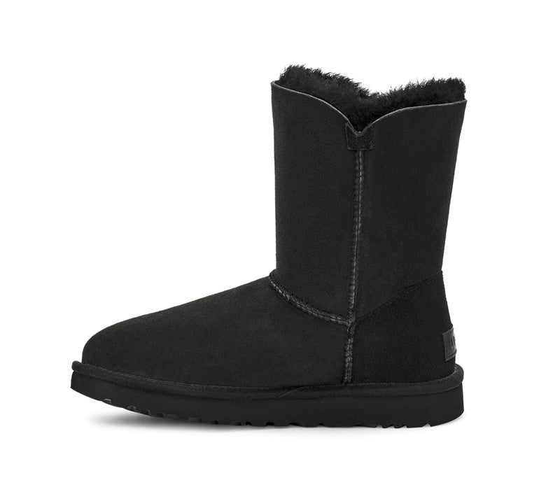 Black Side-Zip Mid-Calf Boots – Style 2480