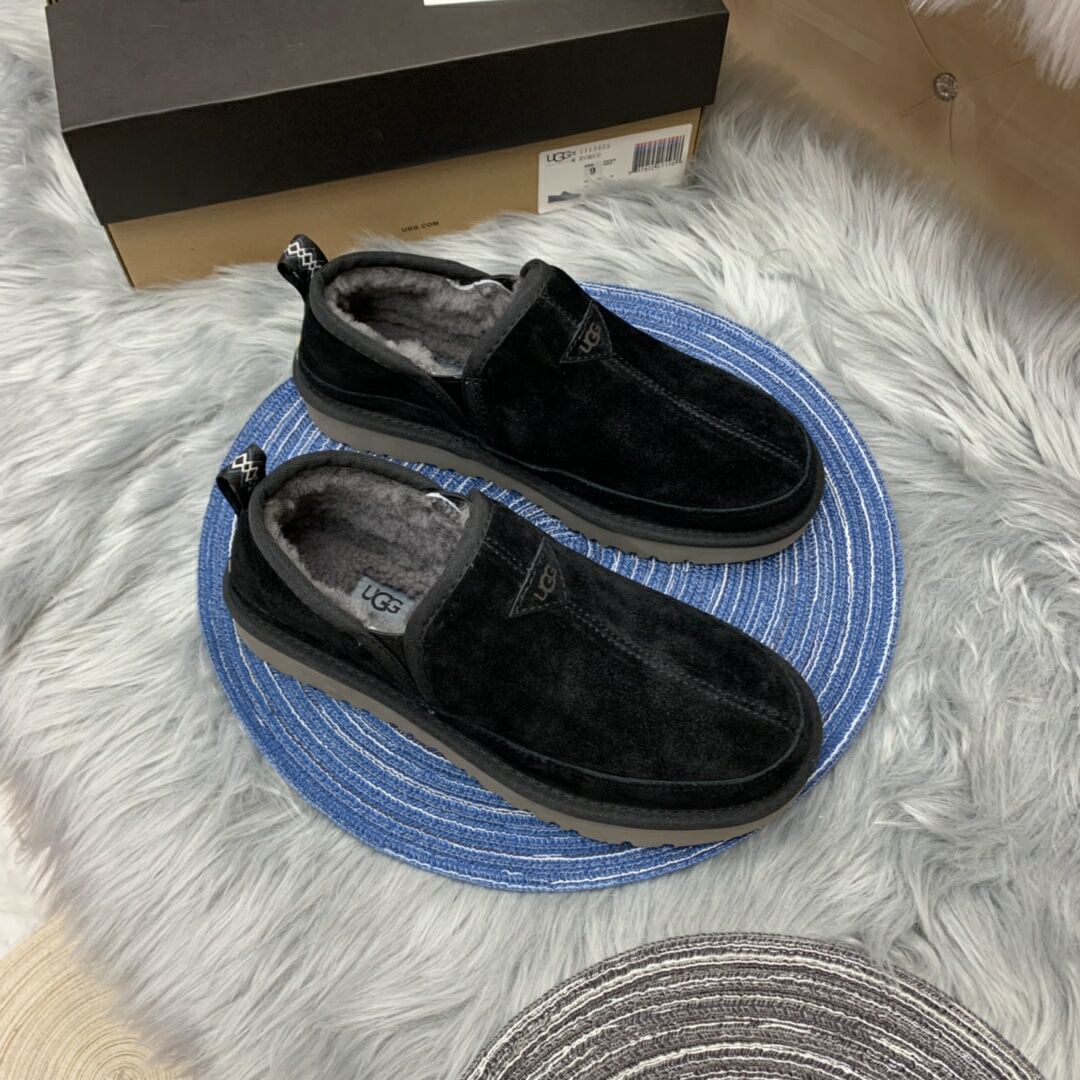 Black Men's Slip-On Low-Top Casual Shoes – Style 3455