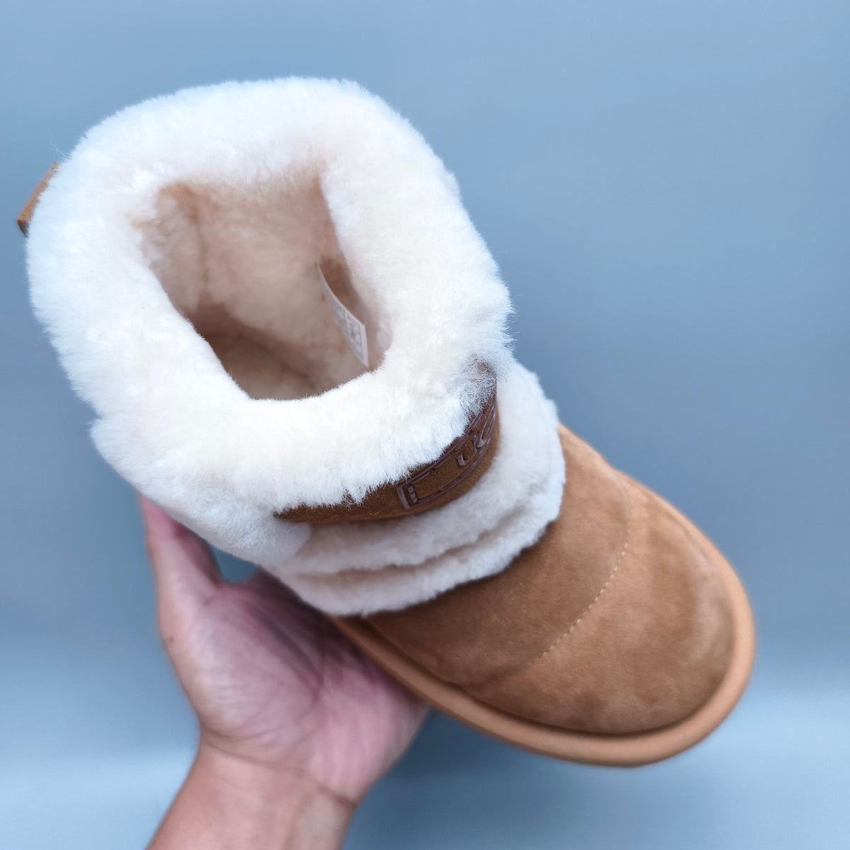 Chestnut Caterpillar-Style Platform Mid-Top Casual Shoes – 3316