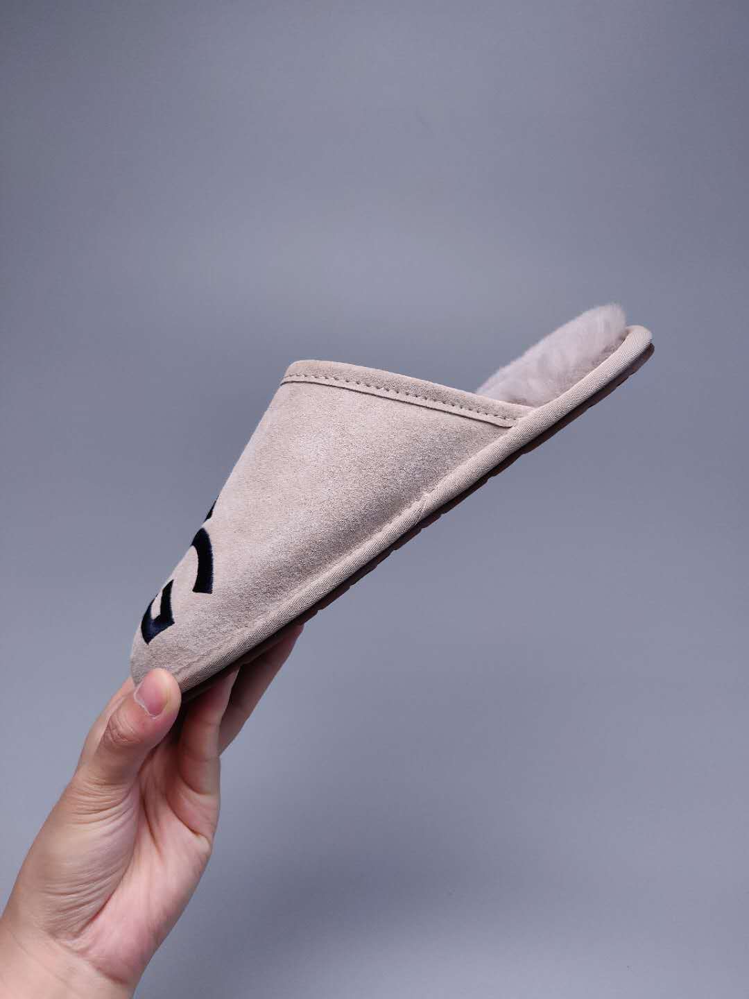 Gray Big G Indoor Slippers – Style 2593