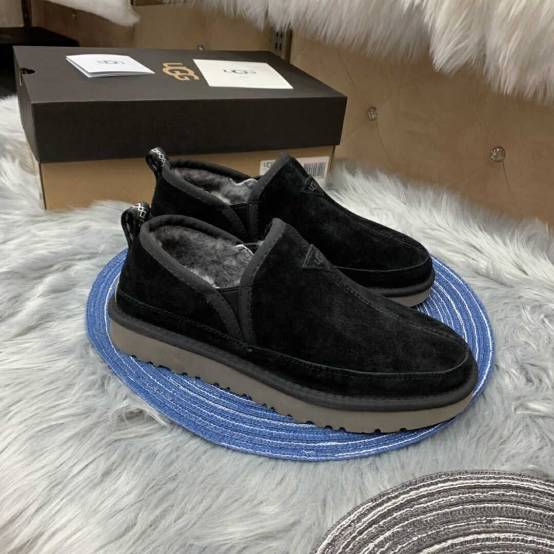 Black Men's Slip-On Low-Top Casual Shoes – Style 3455