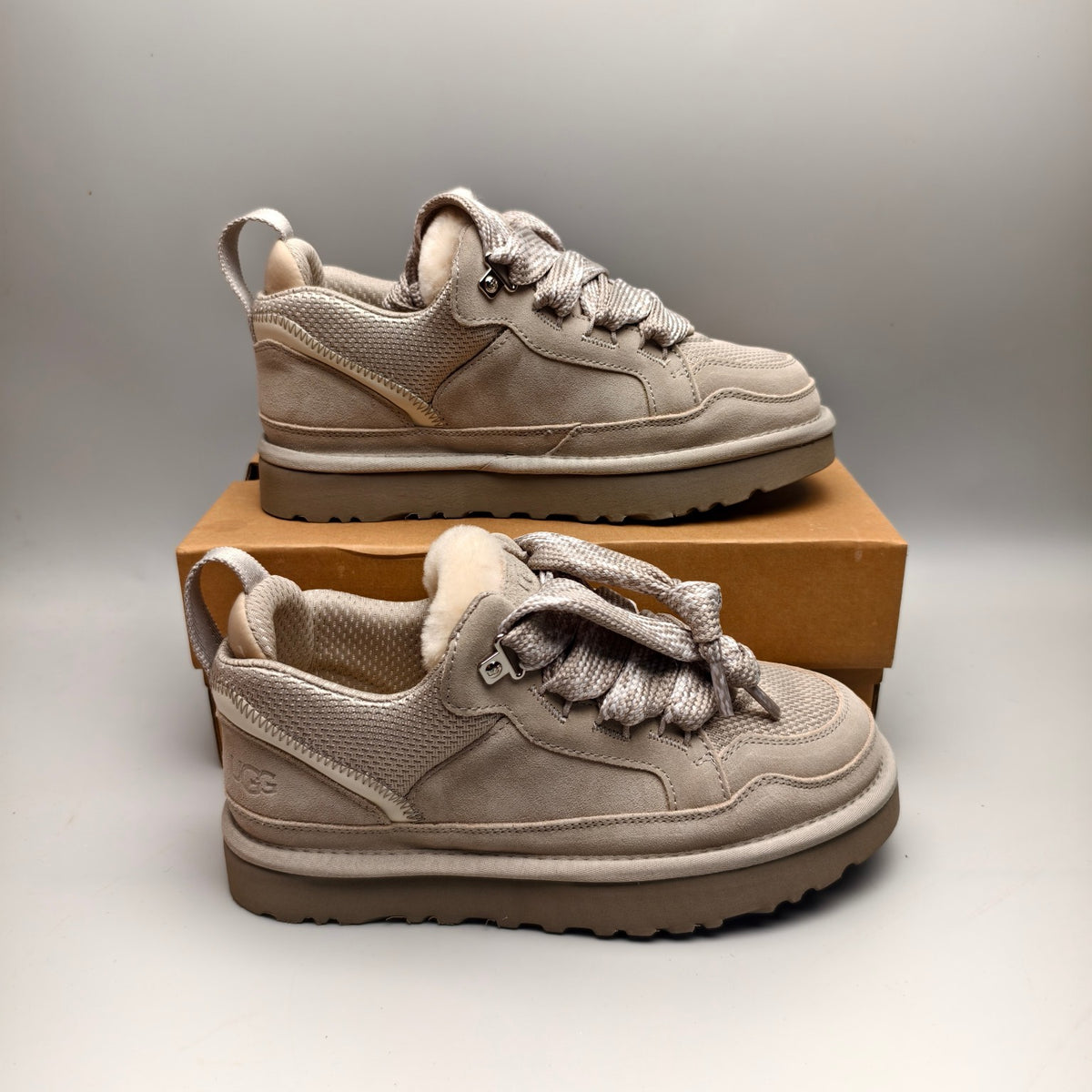 Gray Unisex Mesh Casual Sneakers – Style 4032