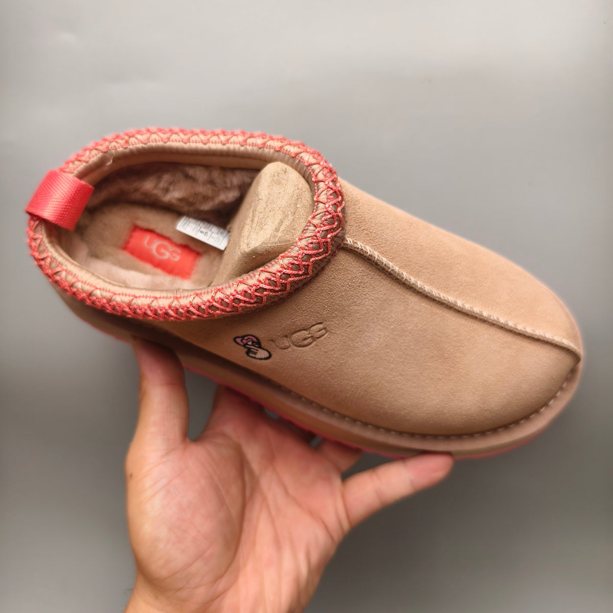Pink Folk-Inspired Platform Casual Shoes – 2553 / 2130