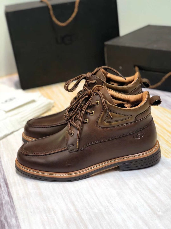 Chocolate Brown Leather Shoes – Beishi Upgraded Series 0726-1