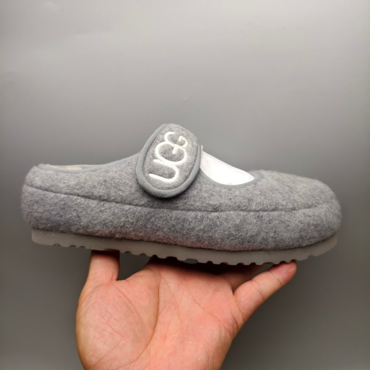 Ultra-Light Mary Jane Casual Shoes in Gray | 5097